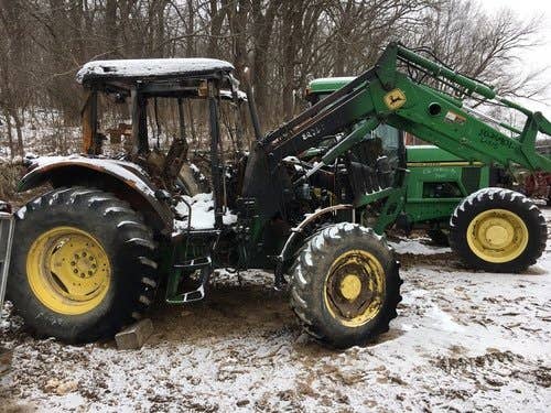 Used John Deere 6415 Tractor parts.