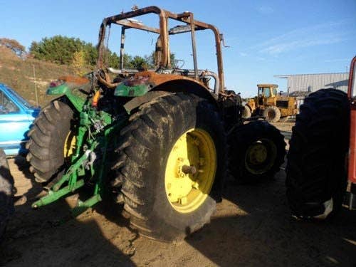 Used John Deere 6420 Tractor parts.