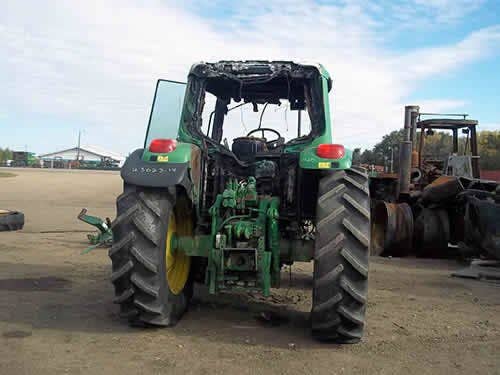 Used John Deere 6420 Tractor parts.