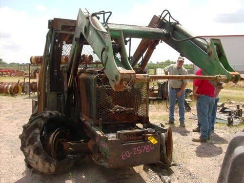 Used John Deere 6420 Tractor parts.