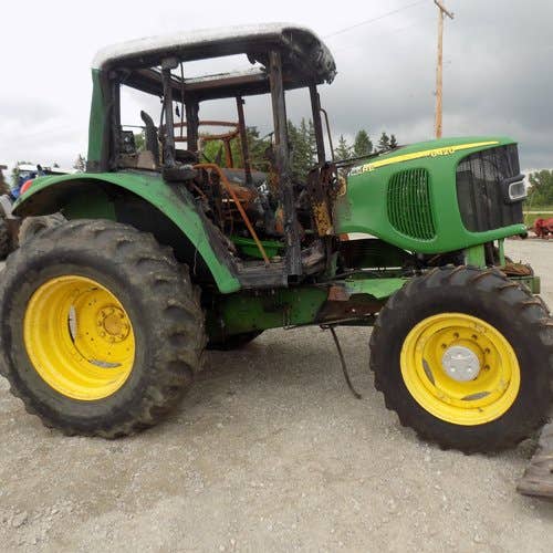Used John Deere 6420 Tractor parts.