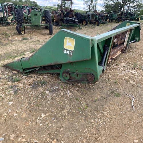 Used John Deere 643 Header parts.