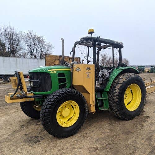 2009 Used John Deere 6430 Tractor parts.