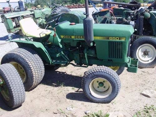 Used John Deere 650 Tractor parts.