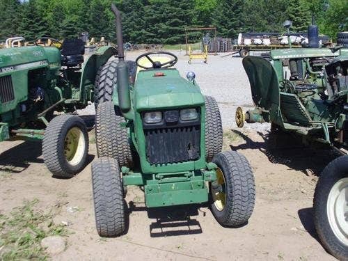 Used John Deere 650 Tractor parts.