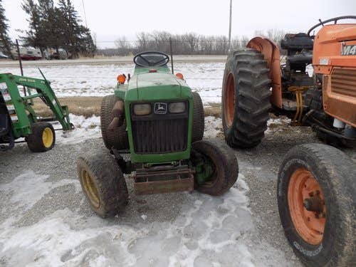 Used John Deere 650 Tractor parts.