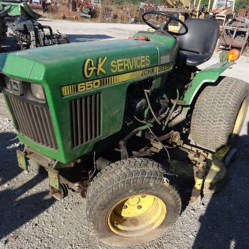 Used John Deere 650 Tractor parts.