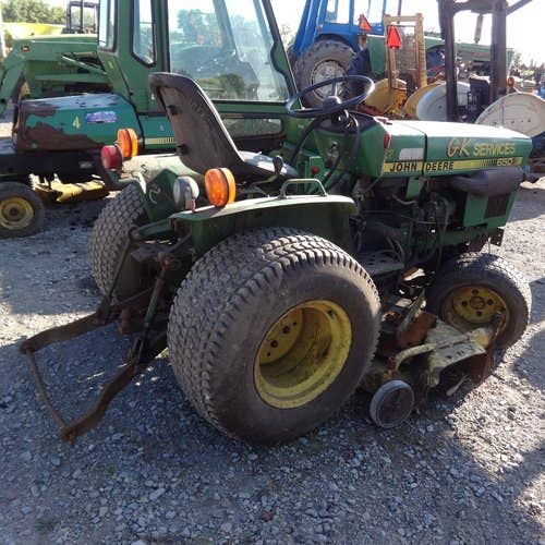 Used John Deere 650 Tractor parts.