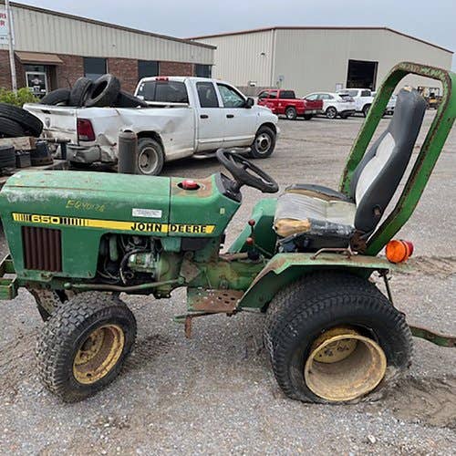 Used John Deere 650 Tractor parts.