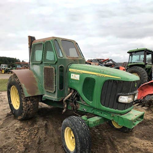 Used John Deere 6520 Tractor parts.