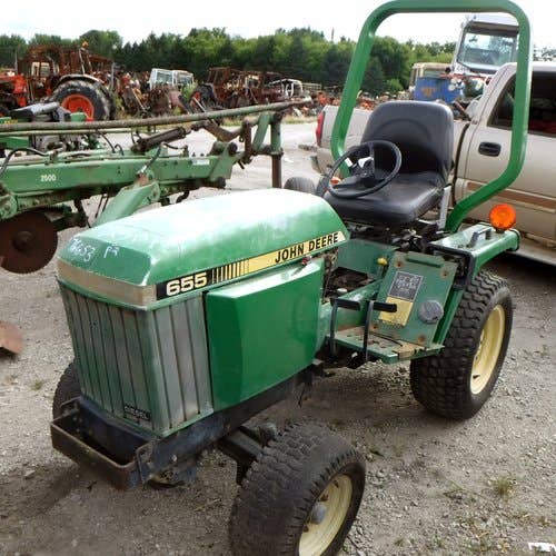 Used John Deere 655 Tractor parts.