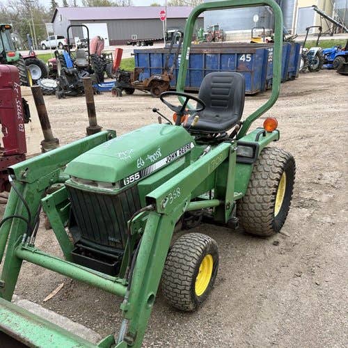 Used John Deere 655 Tractor parts.