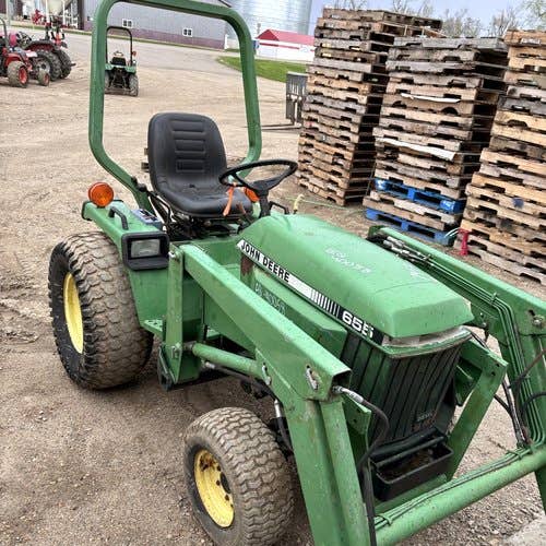 Used John Deere 655 Tractor parts.
