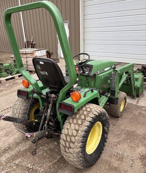Used John Deere 655 Tractor parts.