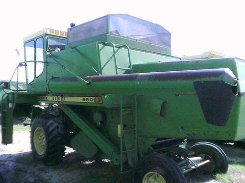Used John Deere 6600 Combine parts.