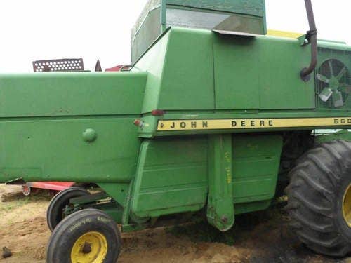 Used John Deere 6600 Combine parts.