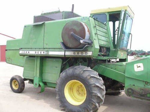 Used John Deere 6600 Combine parts.