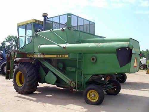 Used John Deere 6600 Combine parts.