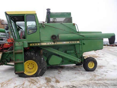 Used John Deere 6600 Combine parts.