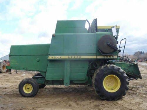 Used John Deere 6600 Combine parts.