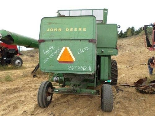 Used John Deere 6600 Combine parts.