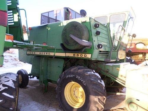 Used John Deere 6600 Combine parts.