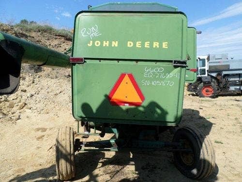Used John Deere 6600 Combine parts.