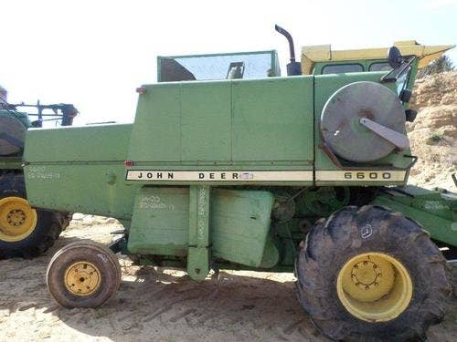 Used John Deere 6600 Combine parts.