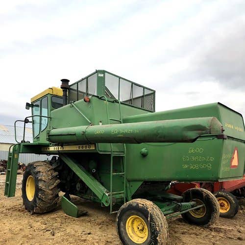 Used John Deere 6600 Combine parts.