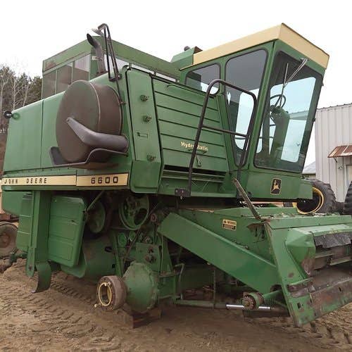 Used John Deere 6600 Combine parts.