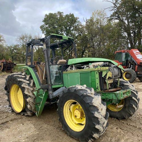 Used John Deere 6600 Tractor parts.
