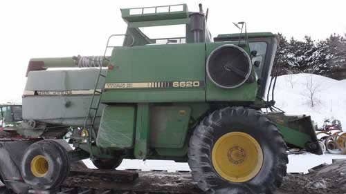 Used John Deere 6620 Combine parts.
