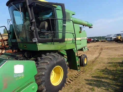 Used John Deere 6620 Combine parts.
