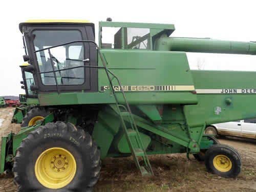 Used John Deere 6620 Combine parts.