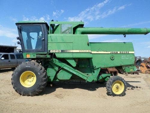 Used John Deere 6620 Combine parts.