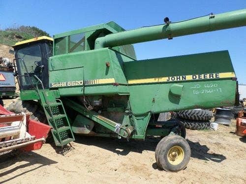 Used John Deere 6620 Combine parts.