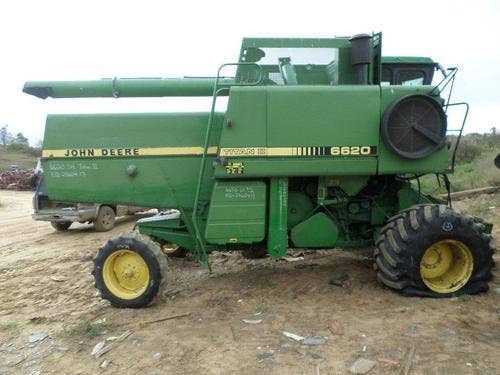 Used John Deere 6620 Combine parts.