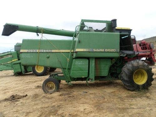 Used John Deere 6620 Combine parts.