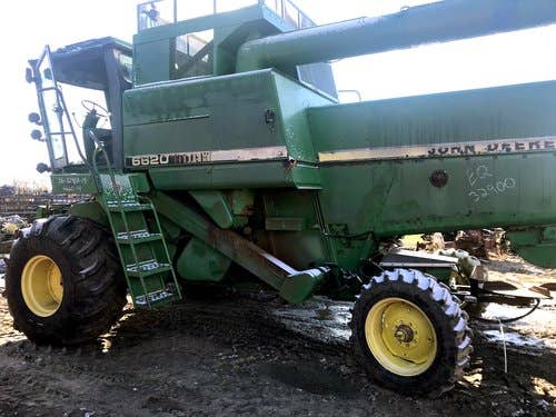 Used John Deere 6620 Combine parts.