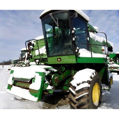 Used John Deere 6620 Combine parts.