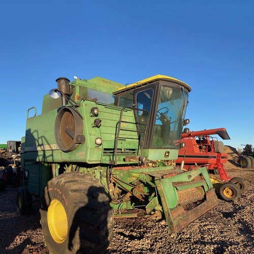 Used John Deere 6620 Combine parts.