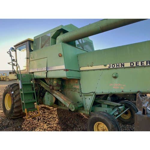 Used John Deere 6620 Combine parts.
