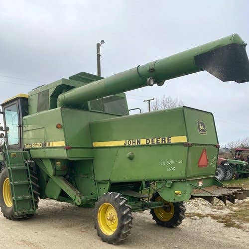 Used John Deere 6620 Combine parts.