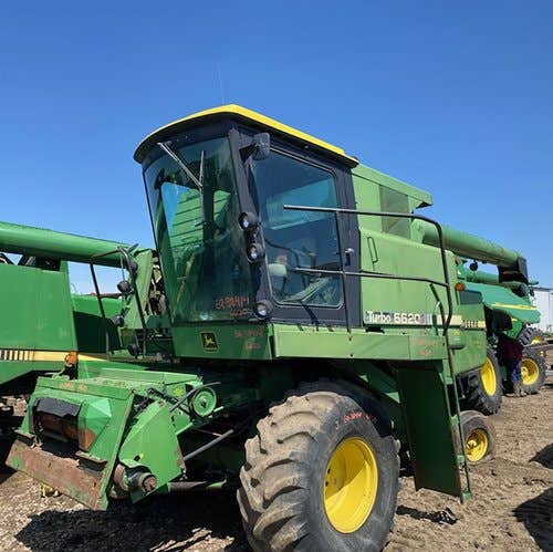 Used John Deere 6620 Combine parts.