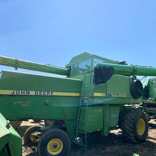 Used John Deere 6620 Combine parts.