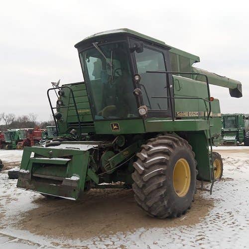 Used John Deere 6620 Combine parts.
