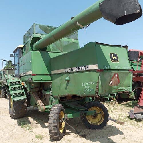Used John Deere 6620 Combine parts.