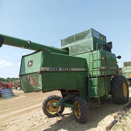Used John Deere 6620 Combine parts.