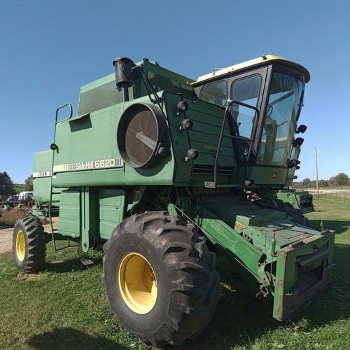 Used John Deere 6620 SH Combine parts.