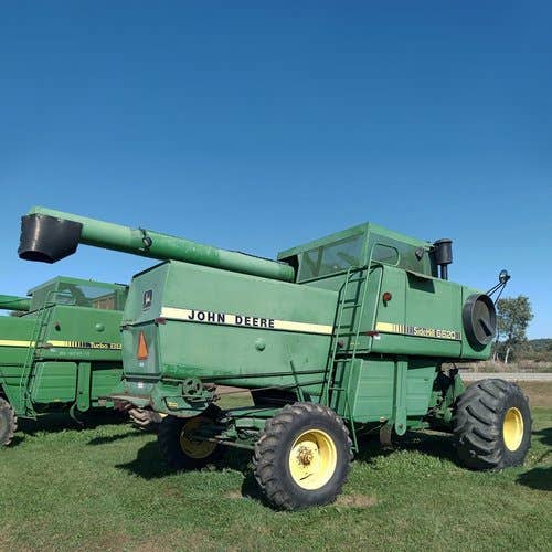 Used John Deere 6620 SH Combine parts.